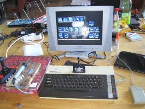TRS-Desk auf meinem Atari