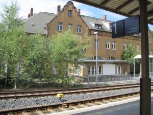 Bahnhof Lengenfeld kurz vor meiner Rückfahrt